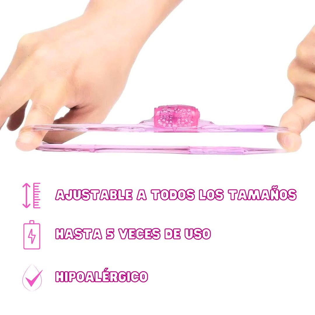 Anillo Vibrador Retardante Sexual Ajustable