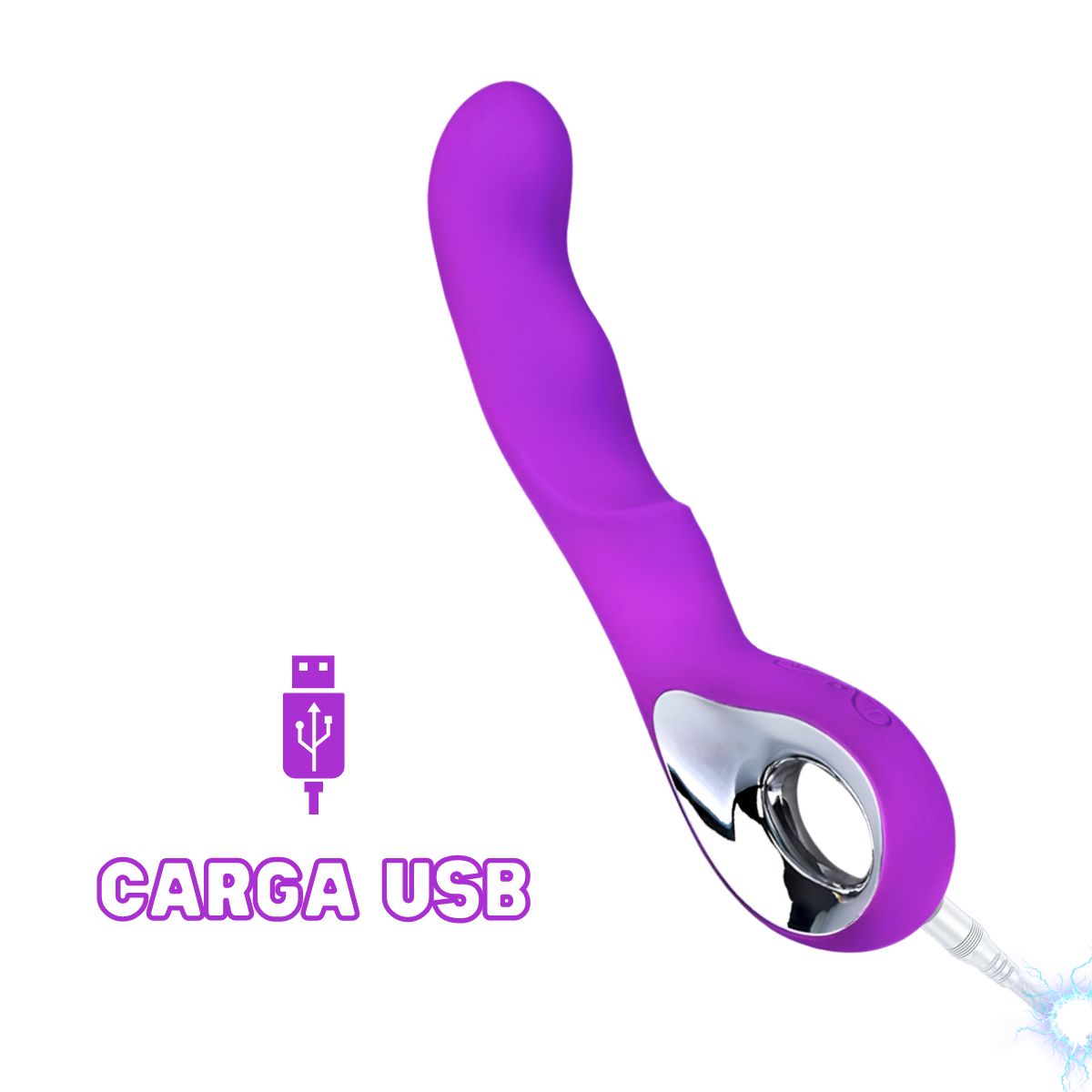 Vibrador Con Mango En Forma de Anillo Inalámbrico